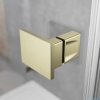 Radaway Essenza Pro Brushed Gold Kdj kabina 90x100cm lewa szczotkowane złoto 10097090-99-01L/10098100-01-01